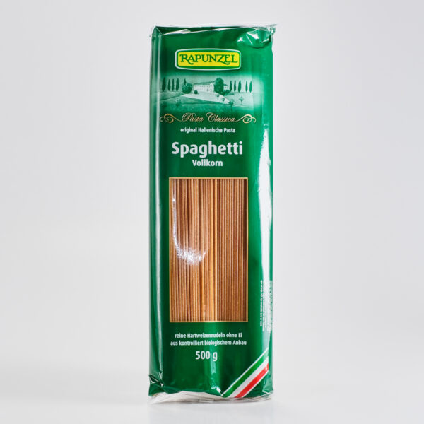 Spagetid täistera-durumnisujahust 500g Rapunzel